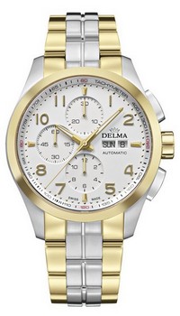pánské švýcarské hodinky Delma Klondike Classic