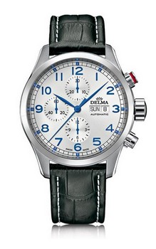 pánské švýcarské hodinky Delma Pioneer Chronograf