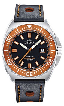 pánské švýcarské hodinky Delma Shell Star Automatic