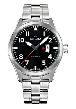 pánské švýcarské hodinky Delma Commander