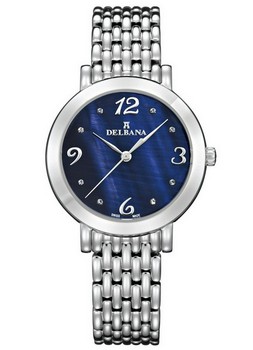 dámské švýcarské hodinky Delbana Villanova