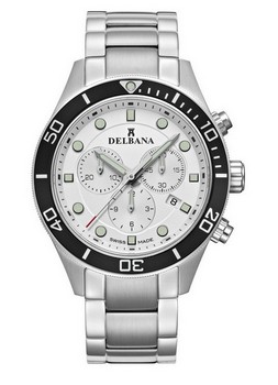 pánské švýcarské hodinky Delbana Mariner chronograf