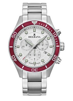 pánské švýcarské hodinky Delbana Mariner chronograf