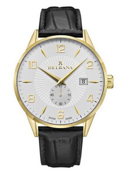 pánské švýcarské hodinky Delbana Retro