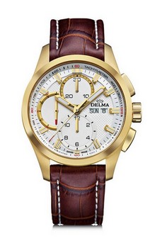 pánské švýcarské hodinky Delma Klondike Chronotec