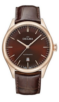 pánské švýcarské hodinky Delma Heritage automatic